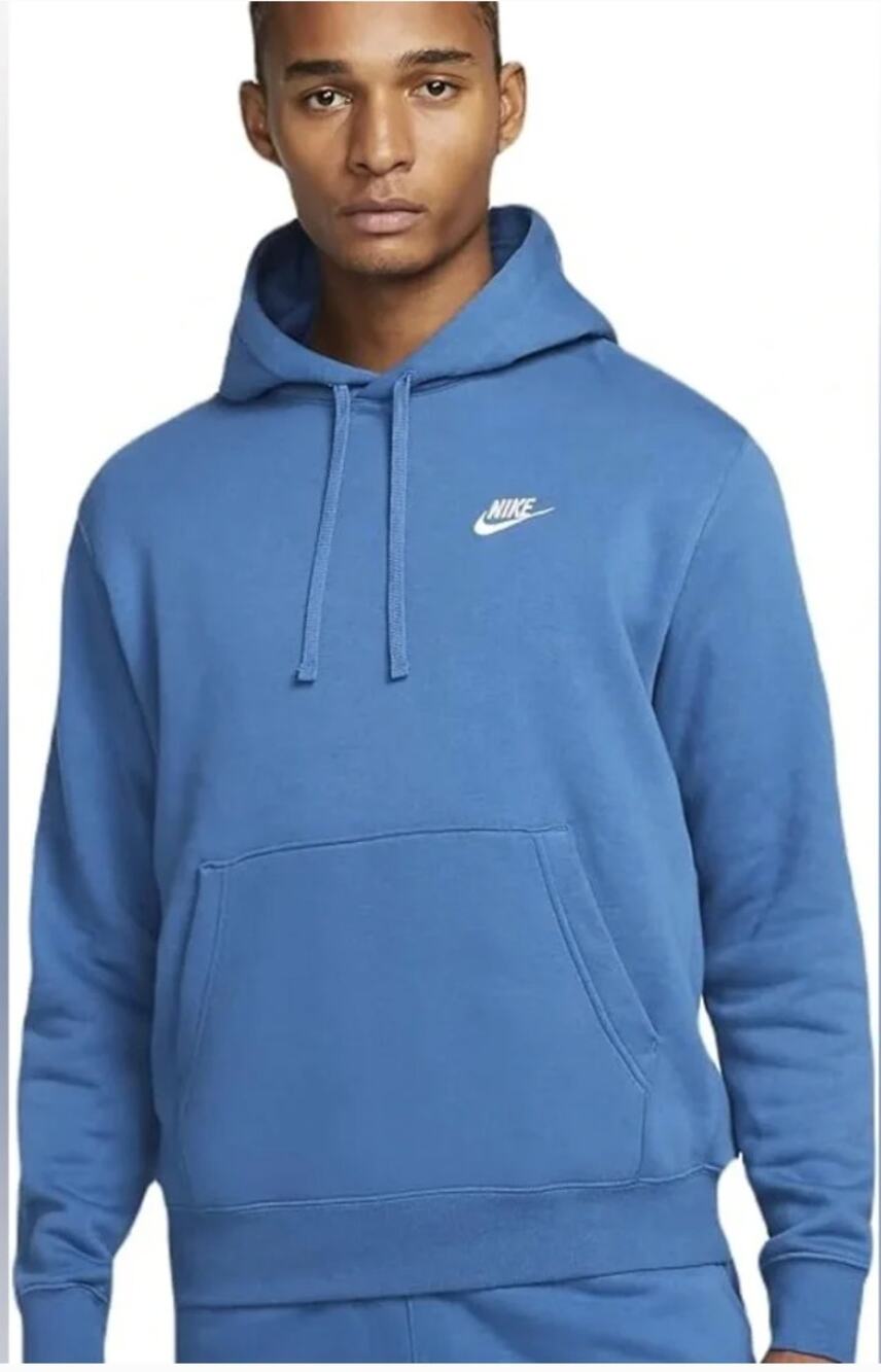 Nike Sportswear Blue Sweatshirt Hoodie Size Large